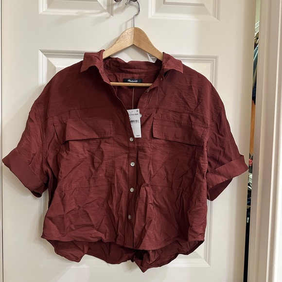 NWT Madewell Button Up Top Size L - Picture 4 of 4
